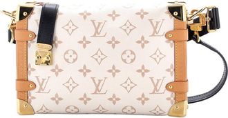 Louis Vuitton Beige Monogram Dune Canvas Side Trunk Mm (Authentic Pre-Loved)