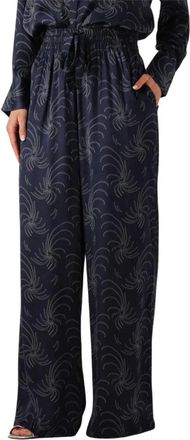 Ibana Dames, Broeken, Blauw, Maat: 2XL