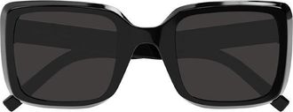 Saint Laurent SL497001 Square Full-Rim Sunglasses - Black