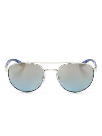 Ray-Ban Occhiali da sole RB3736 stile pilota - Argento