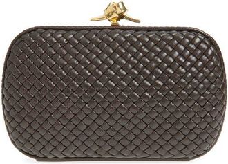 Bottega Veneta Intreccio Minaudi&egrave;re Clutch in Fondant-Brass V at Nordstrom