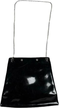 Ferragamo Pre-owned Cross Body Bags, female, Black, Size: ONE SIZE Pre-owned Leather Shoulder Bag