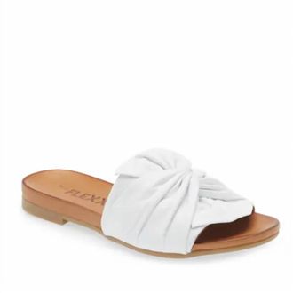 The Flexx Womens Knotty Sandal In White