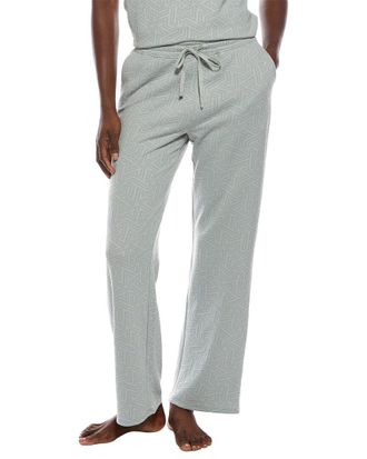 Natori Natori Quilted Geo Knit Jacquard Straight Leg Pant