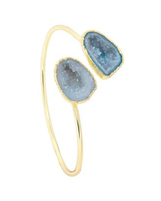 Saachi Saachi Agate Cz Cuff Bracelet