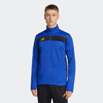 adidas Trainingsjacke ADIDAS PERFORMANCE TIRO 25 ESSENTIALS TRAININGSOBERTEIL, Herren, Gr. XXL, gelb (semi lucid blau, schwarz, crew gelb), Obermaterial: 100