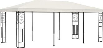 vidaXL Gazebo 118.1x236.2 Cream Fabric 8009