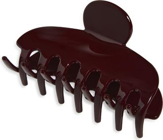 Tasha Resin Jaw Clip in Red at Nordstrom