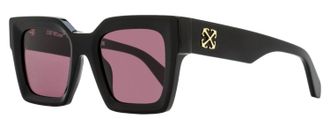 Off-white Unisex Square Jackson Sunglasses OERI13I 1028 Black 50mm
