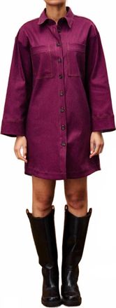 FRNCH Dianella Dress In Fuchsia