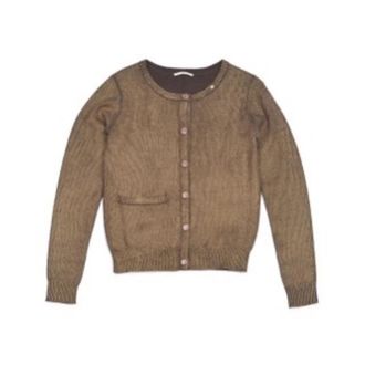 Gas Wool Blend Cardigan - Dames - Vesten - Bruin - XS - Wol - Truien & Vesten