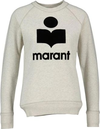 Isabel Marant Millyny Sweatshirt - Dames - Sweatshirts - Beige - S - Katoen - Hoodies & sweatvesten