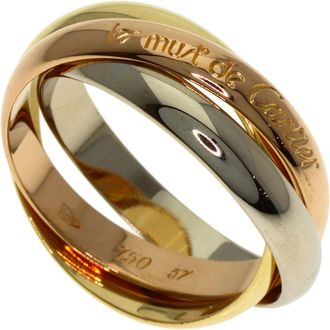 Cartier Trinity Yellow Gold (18K) Pink Gold (18K) White Gold (18K) Band Ring (Pre-Owned)