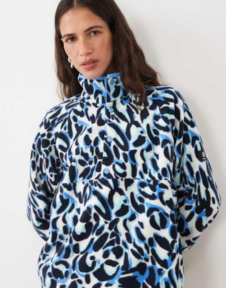 Dare 2B pile stampato con stampa animalier-Blu
