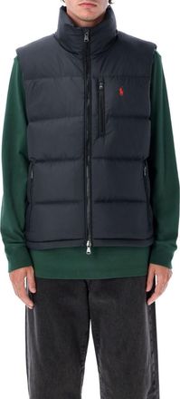 Ralph Lauren Black Polyester Sleeveless Jacket