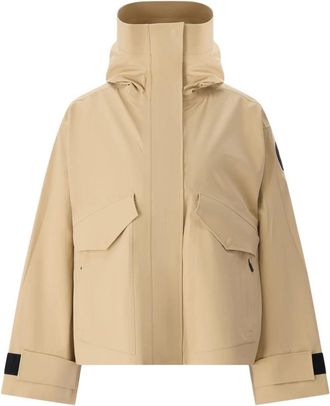 Canada Goose Rain Proof Jackets, female, Beige, Size: L Rain Jacket