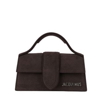 Jacquemus Structured Suede Le Bambino Bag With Adjustable Strap