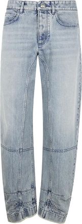 Jil Sander Trouser 69 AW 20 GW - Dames - Regular Fit Jeans - Blauw - M - Katoen - Jeans