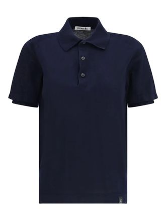 Premiata cotton polo top - women - Cotton - S - Blue