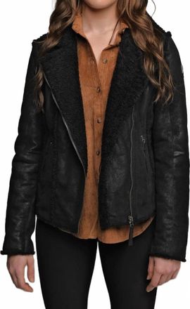 Mauritius Adina Rf Leather Jacket In Black