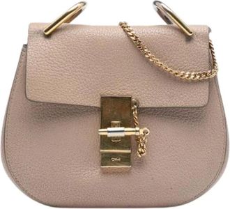 Chloé Pre-owned Mini Bags, female, Brown, Size: ONE SIZE Pre-owned Mini Leather Crossbody Bag