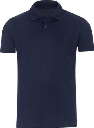 Trigema Poloshirt TRIGEMA TRIGEMA Poloshirt aus elast. Piqu&eacute;, Damen, Gr. XXL, blau (navy), 94% Baumwolle, 6% Elasthan, Basic, Shirts Poloshirt