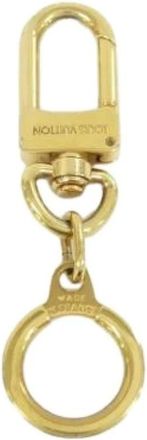 Louis Vuitton Pre-owned Accessories, female, Yellow, Size: ONE SIZE Pre-owned Vintage Keyring