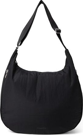 Baggallini Swift Hobo Crossbody Cross Body Womens Handbags B-lite Black, Nylon