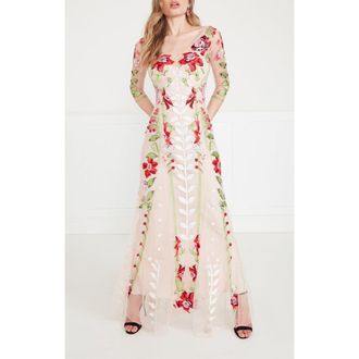 Temperley London Lucille V-Neck Dress in Cameo Pink at Nordstrom, Size 6