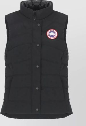 Canada Goose quilted padded high neck vest patch
