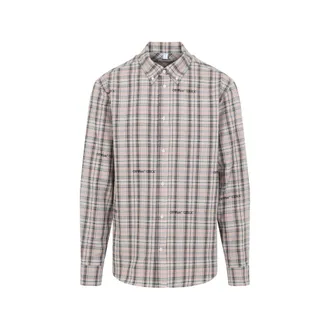 Off-white Check Logo Shirt