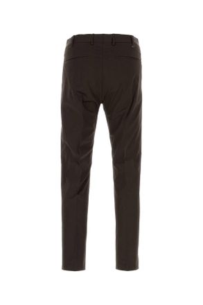Pantaloni Torino Mens Chocolate Stretch Cotton Pant 0190 Exterior: Elastane Pantaloni