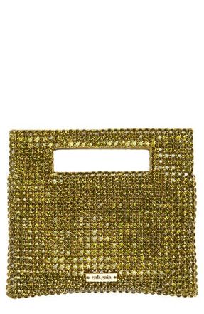 Cult Gaia Lucinda Top Handle Clutch in Fatigue Gold at Nordstrom