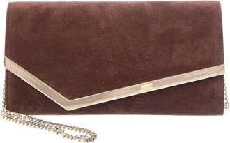 Jimmy Choo London Emmie Suede Clutch