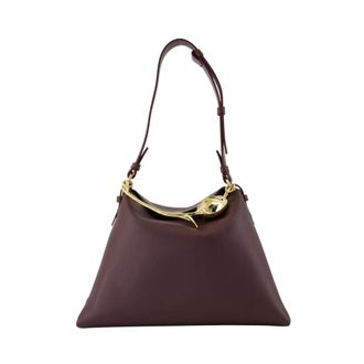 Erdem Brown Leather Shoulder Bag - Grained Calf - female - Erdem - Shoulder Bags - Brown - ONE SIZE - Bags