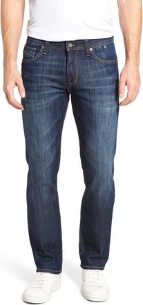 Mavi Zach Straight Leg Jeans in Dark Maui at Nordstrom, Size 42 X 30