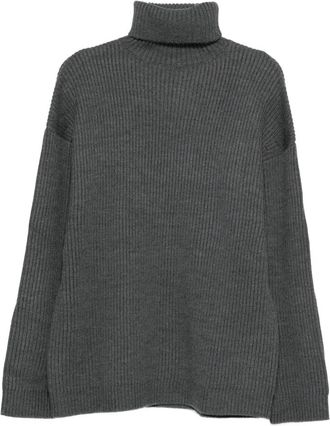 Entire studios Chunky Turtleneck - Dames - Coltruien - Grijs - M - Wol - Truien & Vesten