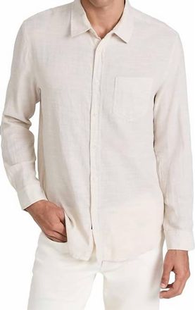 Rails Wyatt Shirt In Hummus Off White