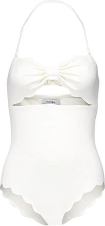 Marysia Swim Witte Stropdas Badpak - Dames - Badpakken - Wit - XL - Badmode