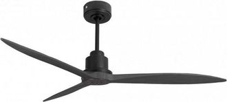 Purline Purline - Tenerife Ring - Super Destratificateur Et Ventilateur Dc 166 Cm Gris Basalte Pales Bois Noir Sans Lumi&egrave;re 30 &Agrave; 60 M&sup2;