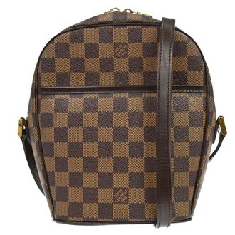 Louis Vuitton Ipanema Damier Brown Canvas Handbag (Pre-Owned)