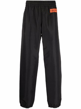 Heron Preston Ex-Ray patch track pants - men - Cotton - S - Black
