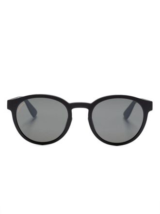 Mykita Coleman zonnebril met rond montuur - Zwart