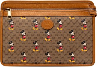 Gucci Disney Micro GG Supreme Mickey Mouse Clutch