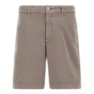 Brunello Cucinelli Heren, Korte broeken, Grijs, Maat: L Denim