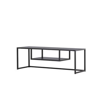 ebuy24 Mueble tv riverside 1 estante color negro