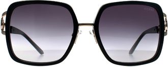 Guess Square Womens Black Grey Gradient GF6111 Metal - One Size