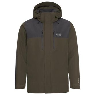 Jack Wolfskin Jasper Pro 2L Jacket Regenjacke f&uuml;r Herren | braun