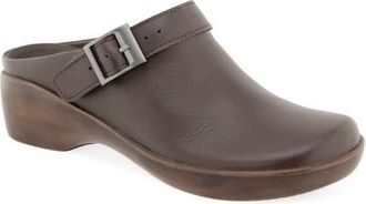 Munro Clarice Leather Clog in Chocolate Leather at Nordstrom, Size 10.5