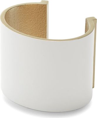 Tom Ford Brass Cuff Bracelet in White Pearl at Nordstrom, Size Medium